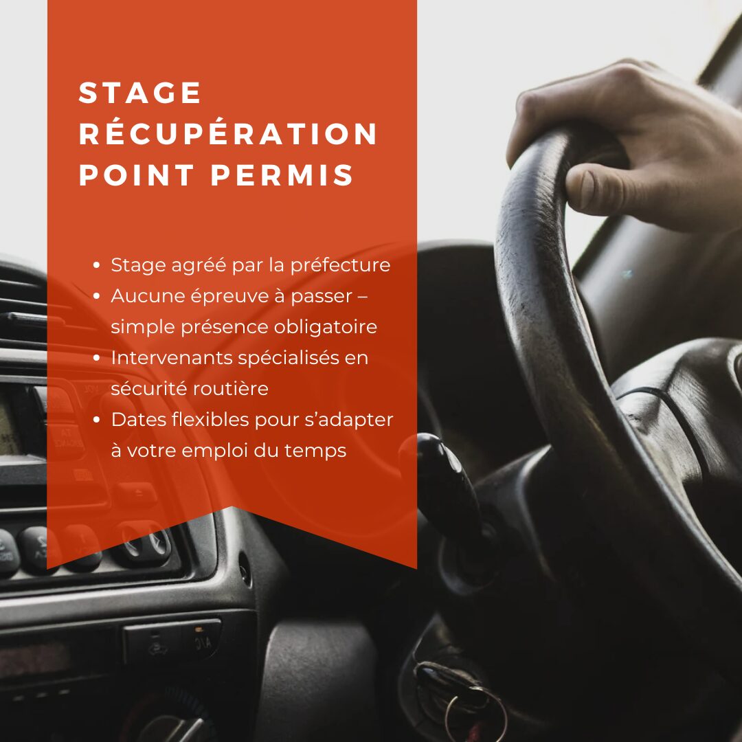 Stage de récupération de points de permis voiture – Eysines & Bordeaux